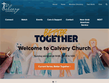 Tablet Screenshot of calvaryop.org